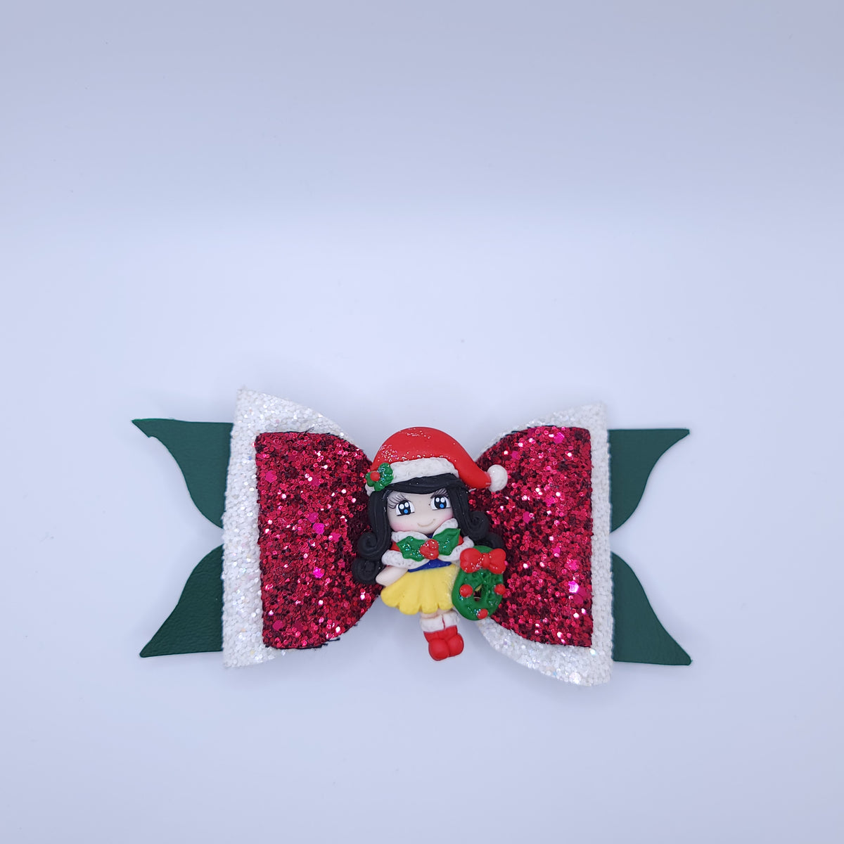 Christmas Bow with Character 5"