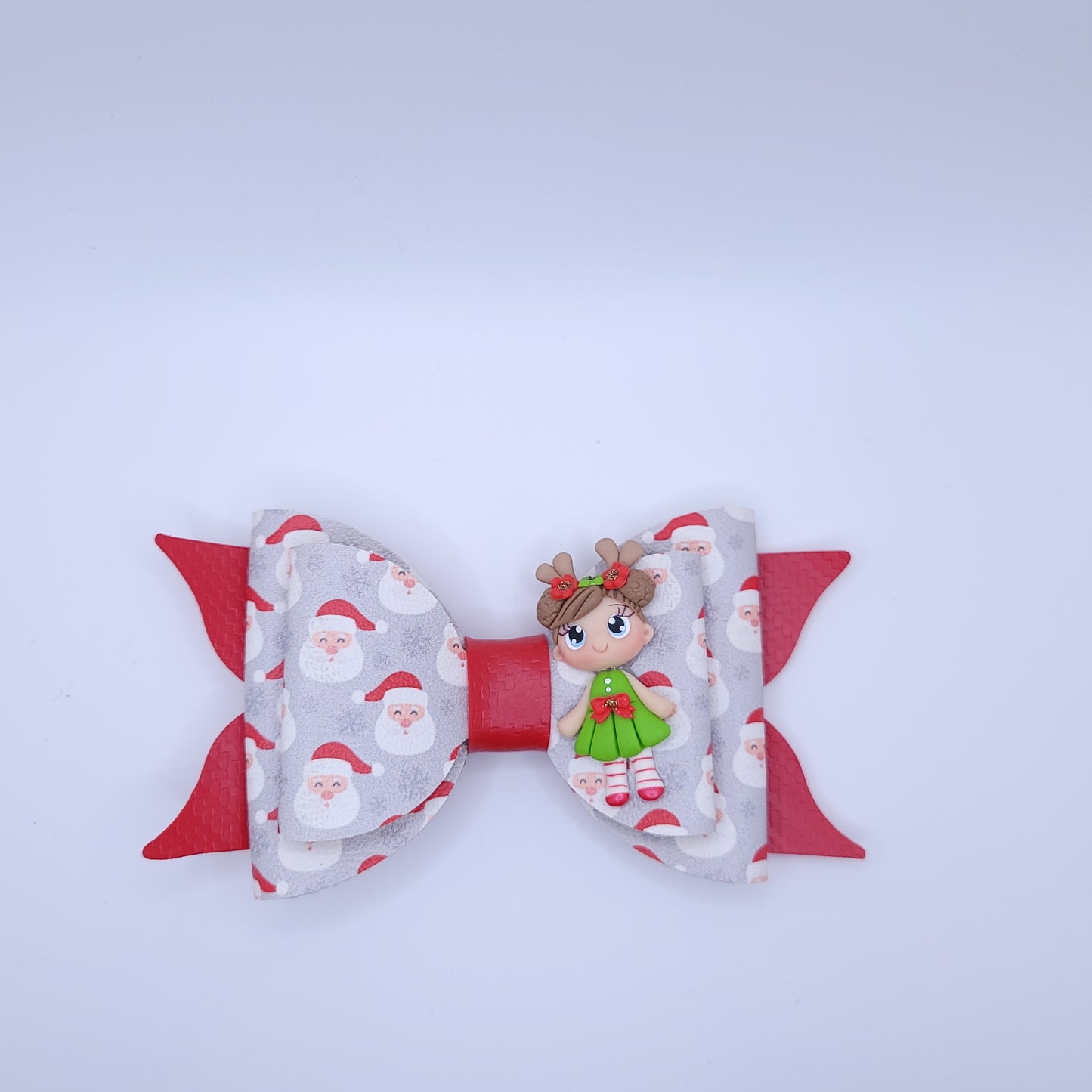 Christmas Bow with Character 5"